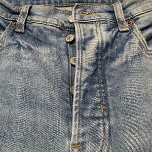 Old Navy Sky-Hi Straight Blue Jeans